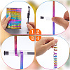 500 Yards Holographic Plastic Ribbon OCOR-WH20003-09B-6
