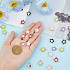 HOBBIESAY 70Pcs 7 Colors Alloy Enamel Pandants ENAM-HY0001-32-3