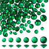   6 Style Diamond Shaped Cubic Zirconia Pointed Back Cabochons ZIRC-PH0001-37-1