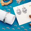   80Pcs 4 Styles Alloy Chandelier Component Links FIND-PH0022-78AS-5