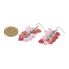 Heart Transparent Acrylic Dangle Earrings EJEW-JE06365-03-4