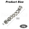 304 Stainless Steel Ends with Chain FIND-CJC0012-141B-2