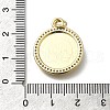 Brass Micro Pave Cubic Zirconia Pendants KK-C090-24G-3