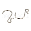 Non-Tarnish 201 Stainless Steel S Hook Clasps X-STAS-K261-01P-2
