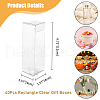 DICOSMETIC Rectangle Transparent Plastic PVC Box Gift Packaging CON-DC0001-12D-2