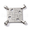 201 Stainless Steel Connector Charms STAS-Q342-39P-1