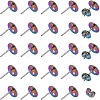 ARRICRAFT 50Pcs Ion Plating(IP) 304 Stainless Steel Stud Earring Findings STAS-AR0002-52-1