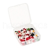 20Pcs 10 Style Christmas Themed Handmade Lampwork Beads LAMP-LS0001-09-8