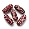 Tibetan Style dZi Beads TDZI-NH0001-E07-06F-1