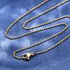 Brass Chain Necklaces MAK-L009-10G-1