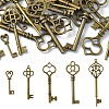 25Pcs 5 Styles Tibetan Style Alloy Pendants TIBEP-YW0001-90-1