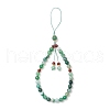 Natural Green Aventurine Mobile Straps HJEW-JM03420-03-2