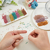 DICOSMETIC 50G 10 Colors Cylinder Seed Beads SEED-DC0001-11-3