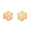 304 Stainless Steel Stud Earrings EJEW-M098-01C-G-1