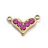 304 Stainless Steel Rhinestone Pendants STAS-L283-34G-2