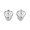Non-Tarnish 201 Stainless Steel Pendant Rhinestone Settings STAS-N099-20-3