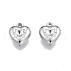 201 Stainless Steel Pendant Rhinestone Settings STAS-N099-20-3