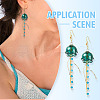 Glass Pendants PALLOY-TAC0114-12