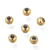 Round PVD Vacuum Plating 304 Stainless Steel Beads X-STAS-F105-03-4mm-2