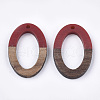 Resin & Walnut Wood Pendants RESI-S358-29E-2