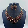 Alloy Synthetic Quartz Jewelry Sets FS-WG93368-04-1