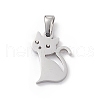 Non-Tarnish 304 Stainless Steel Pendants STAS-G284-20P-1