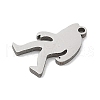 304 Stainless Steel Charms STAS-S174-05P-2