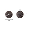 200Pcs Natural Lava Rock Beads G-CJ0001-51-2