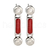 304 Stainless Steel Enamel Stud Earrings EJEW-S229-15P-05-1