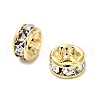 316 Surgical Stainless Steel Rhinestone Spacer Beads STAS-L285-001G-02-1-2