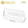 Name Plastic Table Top Display Stand ODIS-WH0070-86A-2