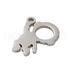 Non-Tarnish 304 Stainless Steel Charms STAS-S123-03P-11-2