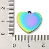 Ion Plating(IP) 304 Stainless Steel Pendants STAS-D025-01M-01-3