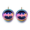 Rack Plating Alloy Locket Pendants PALLOY-S119-098-1