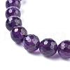 Natural Amethyst Beads Strands G-C073-8mm-3-6