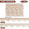 15M Beading Sequins Polyester Tassel Ribbons OCOR-WH0082-282-2