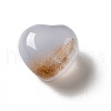 Mother's Day Gifts Natural Blue Chalcedony Heart Love Stone G-A209-04B-2