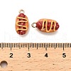 Alloy Enamel Pendants PALLOY-R155-01G-07-3