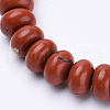 Natural Red Jasper Beaded Stretch Bracelets BJEW-S127-11-2