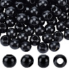 Olycraft 240Pcs Wood Large Hole European Beads WOOD-OC0003-80B-1