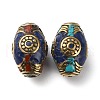 Handmade Tibetan Style Beads KK-G473-04AG-1