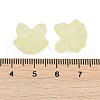 Frosted Transparent Acrylic Beads OACR-P029-18B-M-4