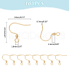 Unicraftale 100Pcs 304 Stainless Steel Earring Wire STAS-UN0058-43-3
