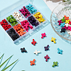 ARRICRAFT 100Pcs 10 Colors Synthetic Turquoise Beads Strands TURQ-AR0001-51-4