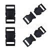 SUPERFINDINGS 4Pcs Matte Alloy Side Release Buckles FIND-FH0008-69-1