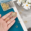   80Pcs 4 Colors Brass Bead Frames FIND-PH0021-29-3