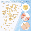 BENECREAT 120Pcs Brass Bead KK-BC0013-53B-4