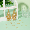 Unicraftale 100Pcs 2 Styles 201 Stainless Steel Rainbow Chandelier Component Links STAS-UN0061-31-3