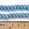 Porcelain Rondelle Beads PORC-Q001-01F-4