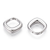 Rhodium Plated 925 Sterling Silver Charms STER-T004-69P-3